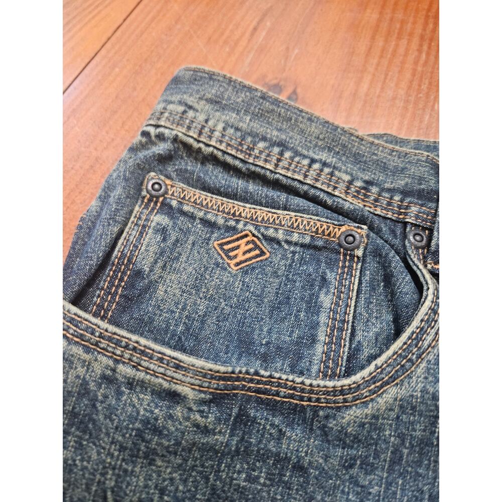 Enyce Y2K Baggy Wide Leg Denim Jeans Mens 42 Blue Carpenter Skater Hip Hop - Picture 9 of 13